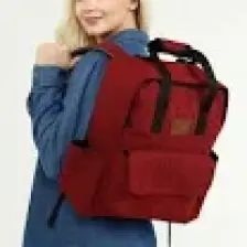Kische Moda Kadın Sırt Çantası Kore Stil Okul Çantası Kızlar Için Büyük Kapasiteli Seyahat Anne Çantası KSCH102