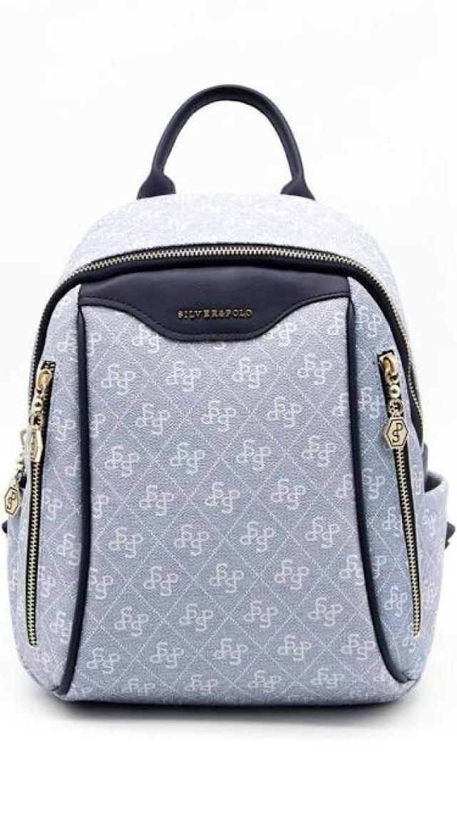 Silver Polo Silver  Polo Mavi - Laci NV906 Kadın Sırt Çantası