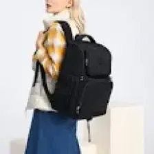 Smart Bags SMBYB3000-0001 Siyah Kadın Bebek Bakım Sırt Çantası