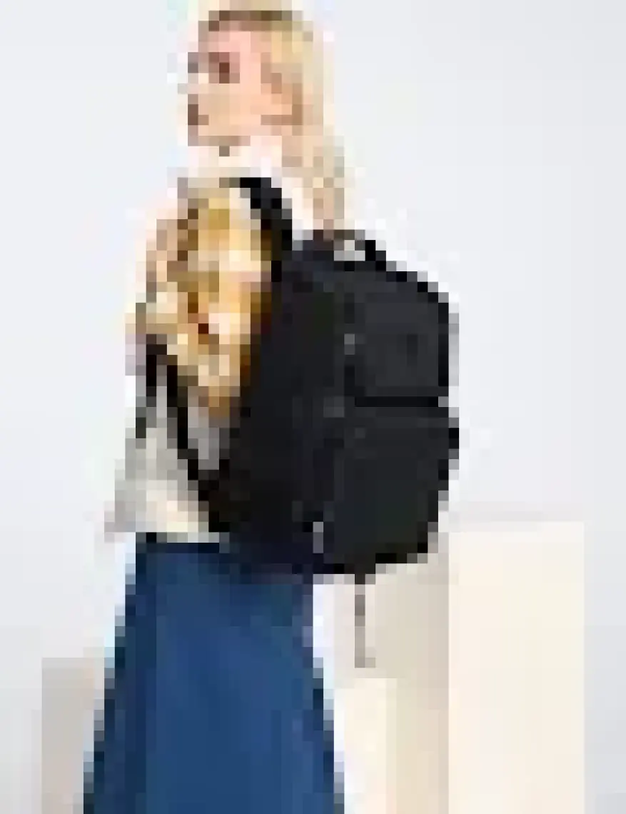 Smart Bags SMBYB3000-0001 Siyah Kadın Bebek Bakım Sırt Çantası