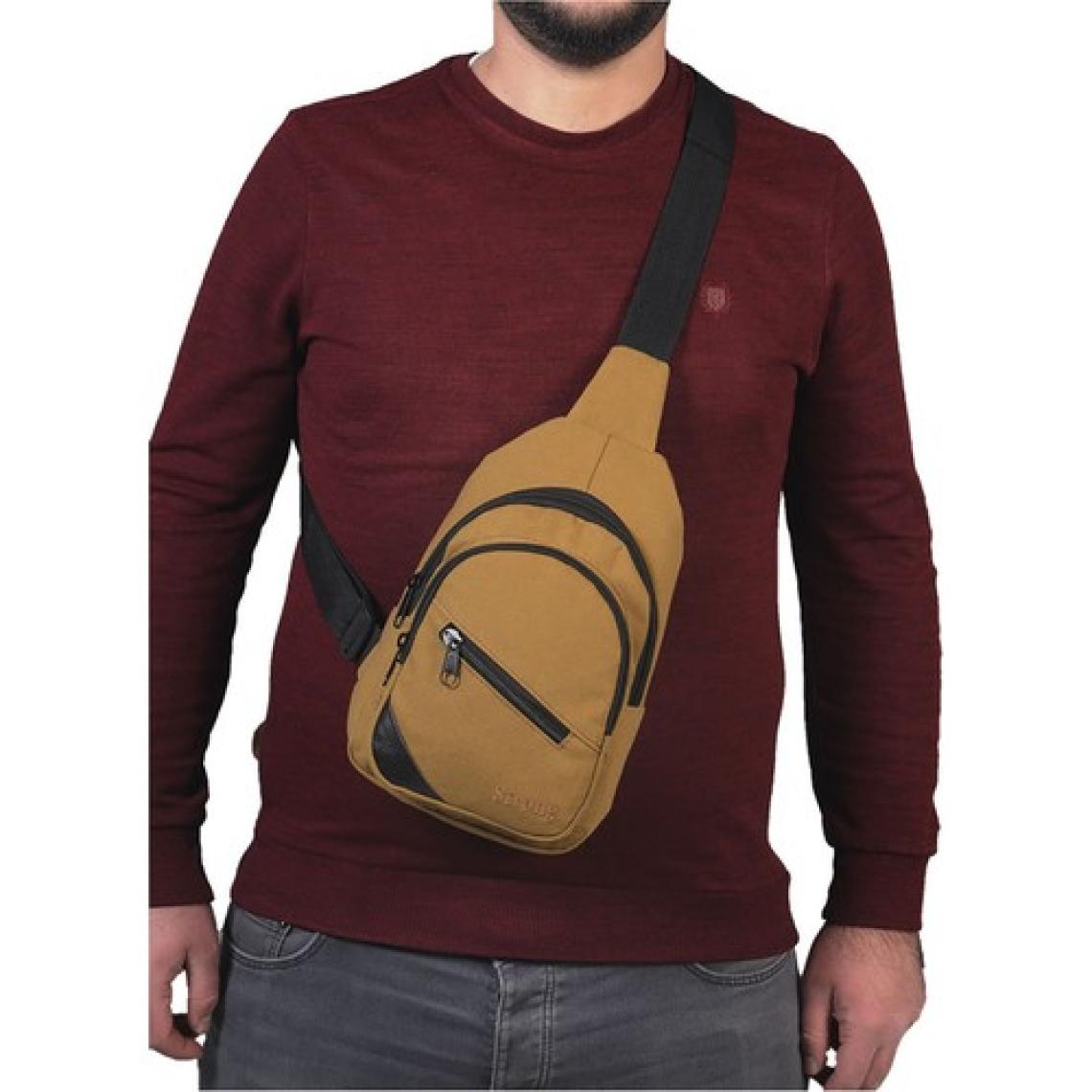 Strong Bag Strong Kanvas Çapraz Askılı Göğüs ve Sırt Çantası, Body Bag Çanta