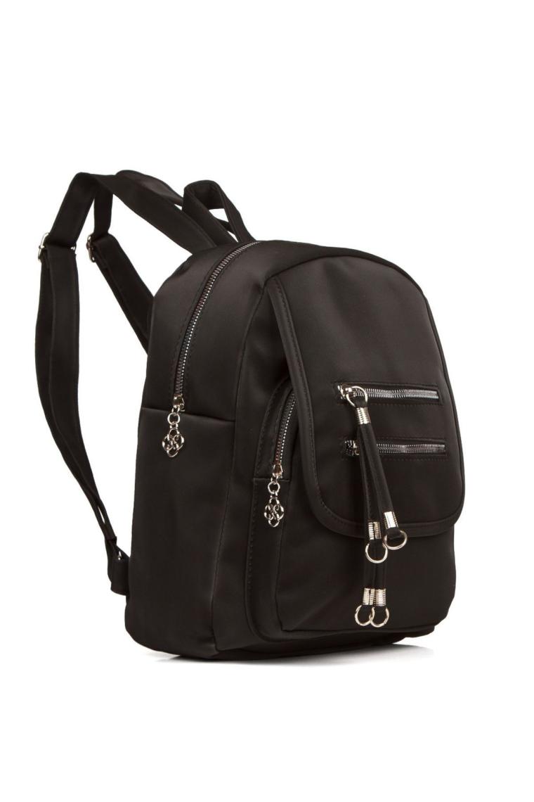 Adelina Bags Kadın Kapaklı Fermuar Detaylı Günlük Sırt Çantası