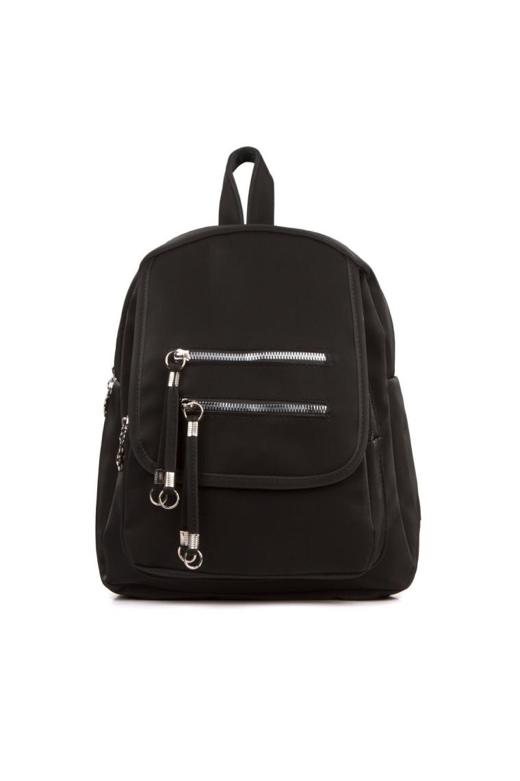 Adelina Bags Kadın Kapaklı Fermuar Detaylı Günlük Sırt Çantası