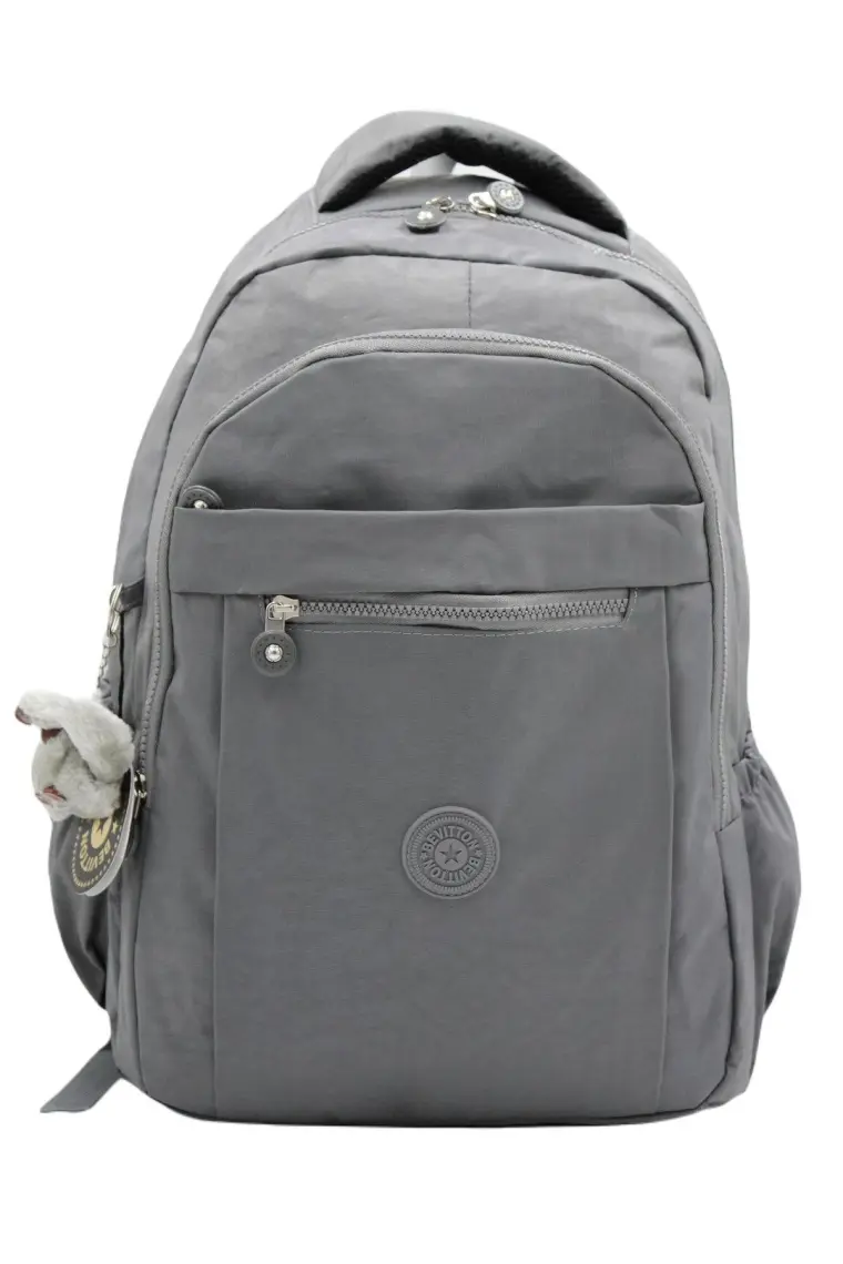 Bevitton  Krinkıl Suya Dayanıklı Kumaş Unisex Gri Sırt Çantası 2300