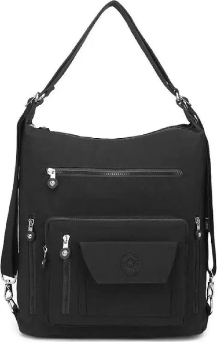 Smart Bags Hem Sırt Hem de Omuz Kadın Çantası BC 1205 4001 - Siyah