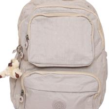 Duomino Krinkıl Kumaş Suya Dayanıklı Büyük Boy Bej Klinkır Sırt Çantası/laptop Okul Çanta