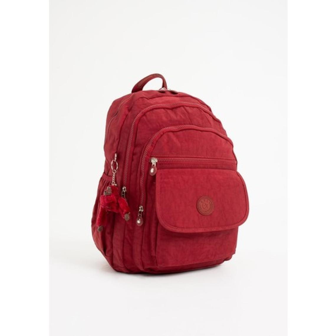 Duomino Fcstore Krinkıl Kumaş Suya Dayanıklı Büyük Boy Kırmızı Klinkır Sırt Çantası/laptop Seyahat Okul