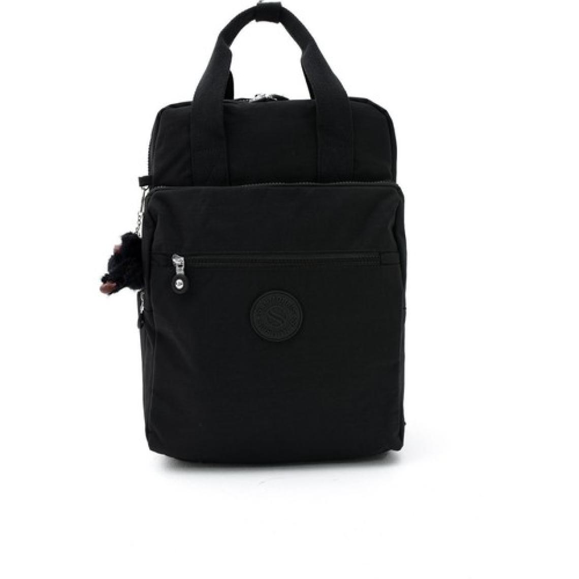 Sanmorris Unisex Suya Dayanıklı Krinkıl Kumaş Çok Gözlü Büyük Boy Laptop Okul ve Sırt Çantası
