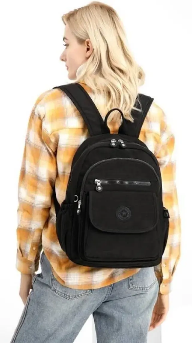 Baginn Klinkır Büyük Boy Kadın Sırt Çantası Yağmura Dayanıklı Hafif Kumaş 571 Collection