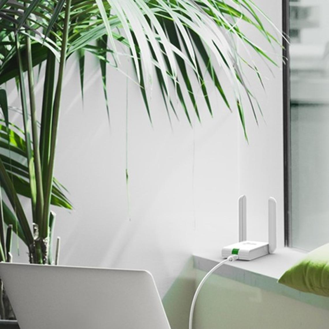 TP-Link TL-WN822N | Wi-Fi 4 USB Adaptör | 300 Mbps | Çift Harici Anten ile Yüksek Çekim Gücü | USB Kablo (1.5m) | WPS Butonu | Kolay Kurulum | Windows | macOS & Linux Uyumlu