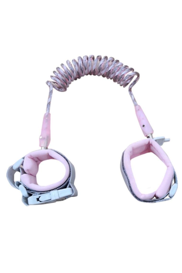 Pembe Extra Kilitli Güvenlik Bilekliği  Çelik Uçlu