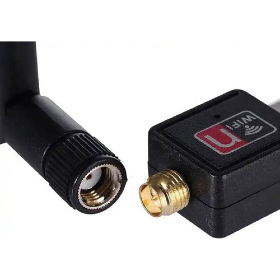 Megamus Usb2.0 Kablosuz Ağ Kartı Mini Wıfı Alıcısı 5db Büyük Anten 150M Kablosuz Ağ Adaptör 802.IIN