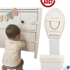 Çocuk Bebek Çekmece Dolap Beyaz Eşya Güvenlik Emniyet Kilidi Çok Amaçlı Kilit 10 Adet