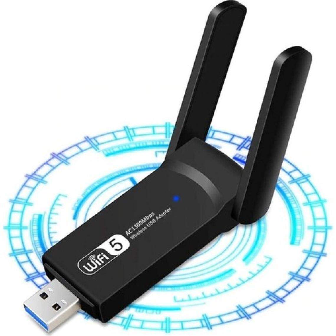 Bonjux AC1300 Mbps Dual Band USB 3.0 Adaptör Kablosuz Wifi Alıcı