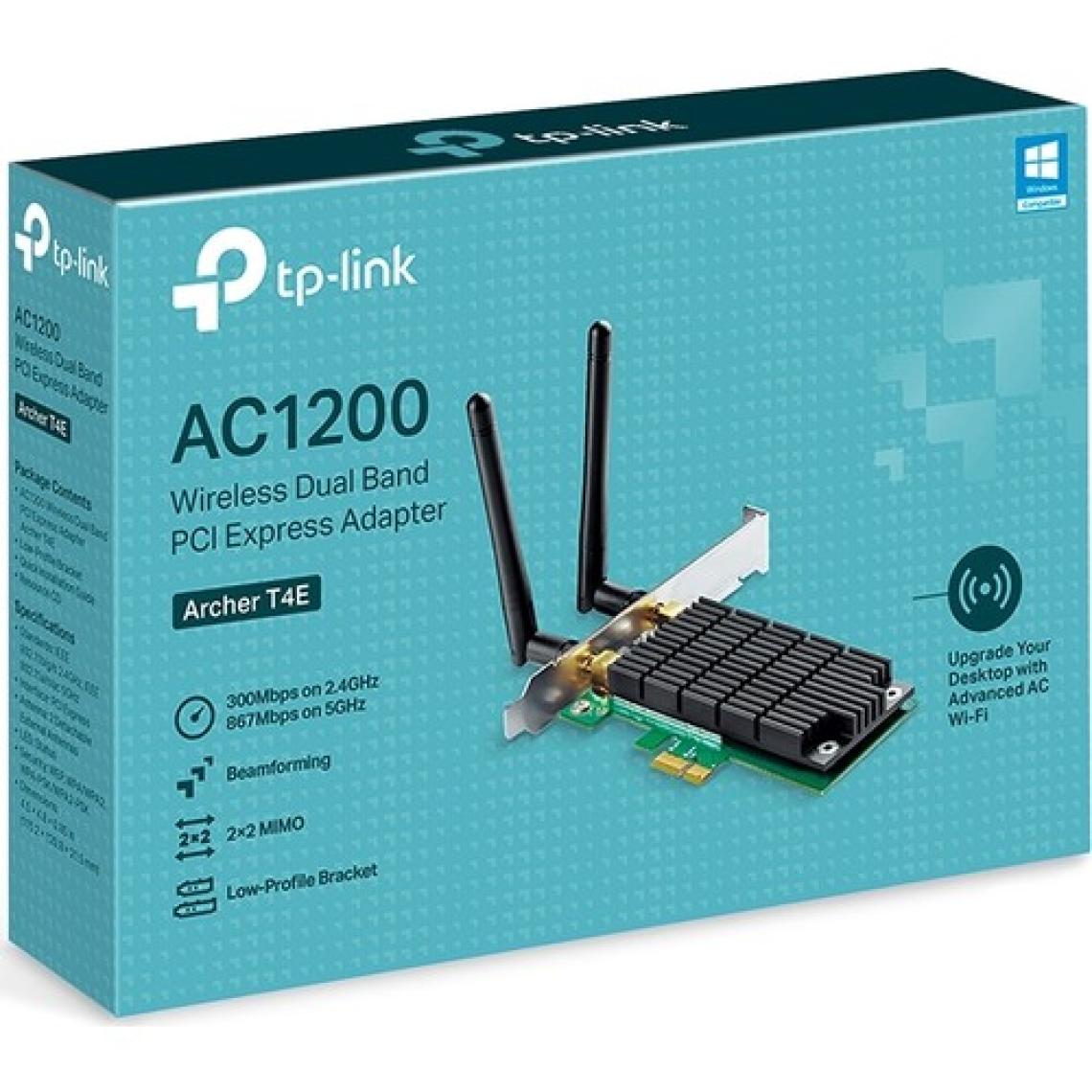TP-Link Archer T4E, AC1200 Mbps Wireless Dual Band PCI Express Adaptör