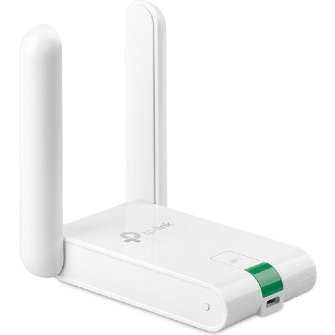 TP-Link TL-WN822N | Wi-Fi 4 USB Adaptör | 300 Mbps | Çift Harici Anten ile Yüksek Çekim Gücü | USB Kablo (1.5m) | WPS Butonu | Kolay Kurulum | Windows | macOS & Linux Uyumlu