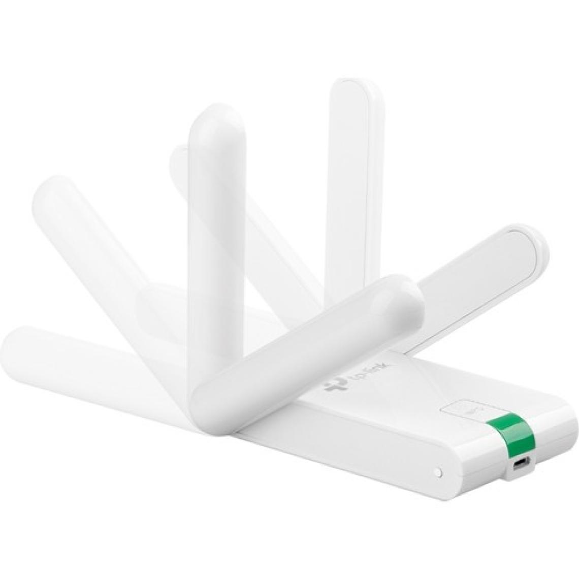 TP-Link TL-WN822N | Wi-Fi 4 USB Adaptör | 300 Mbps | Çift Harici Anten ile Yüksek Çekim Gücü | USB Kablo (1.5m) | WPS Butonu | Kolay Kurulum | Windows | macOS & Linux Uyumlu