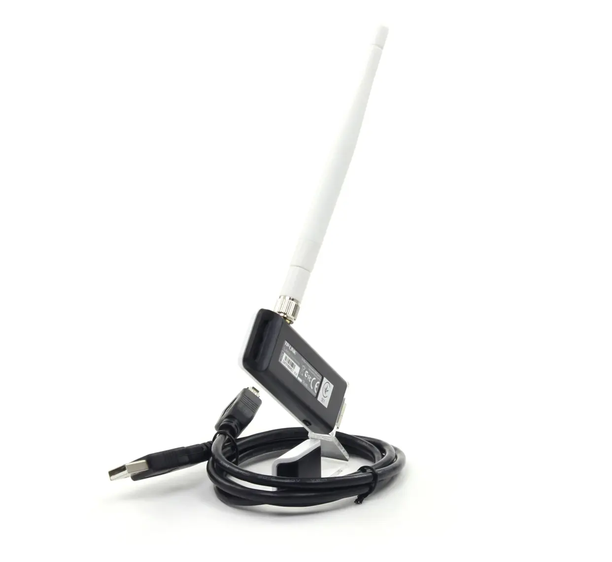 TP-Link TL-WN722N | Wi-Fi 4 USB Adaptör | 150 Mbps | 4dBi Anten ile Yüksek Çekim Gücü | WPS Butonu | Kolay Kurulum | Windows | macOS  & Linux Uyumlu