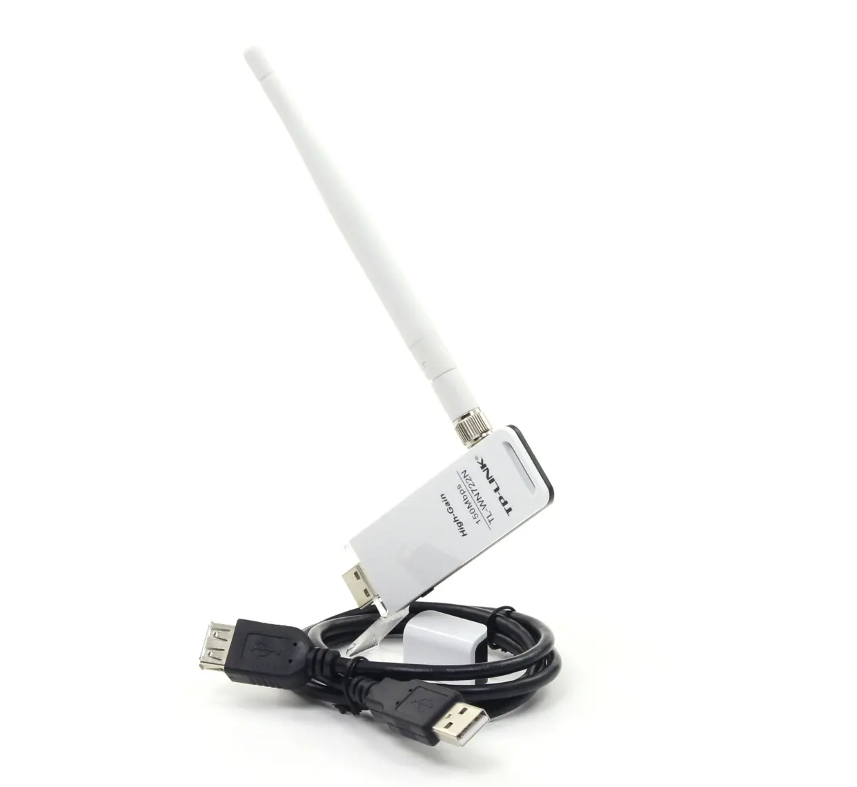 TP-Link TL-WN722N | Wi-Fi 4 USB Adaptör | 150 Mbps | 4dBi Anten ile Yüksek Çekim Gücü | WPS Butonu | Kolay Kurulum | Windows | macOS  & Linux Uyumlu