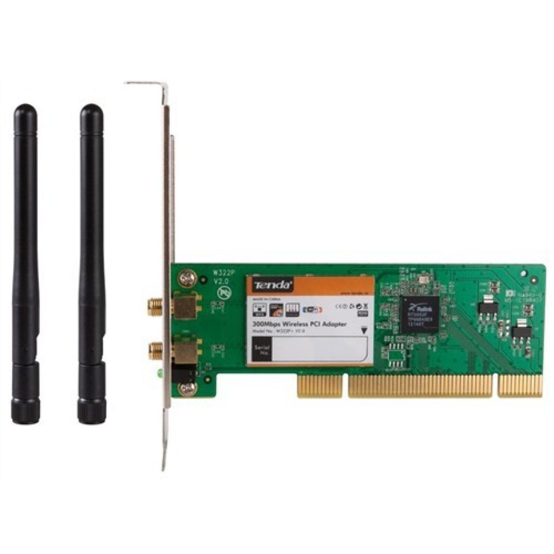 Tenda W322P+ WiFi-N 300Mbps PCI Adaptör
