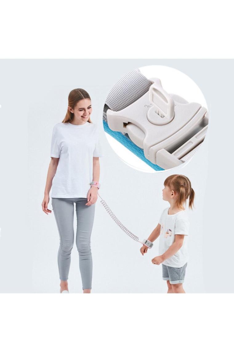 Yeşil Extra Kilitli Güvenlik Bilekliği (ÇELİK UÇLU) Bebek Çocuk Güvenlik