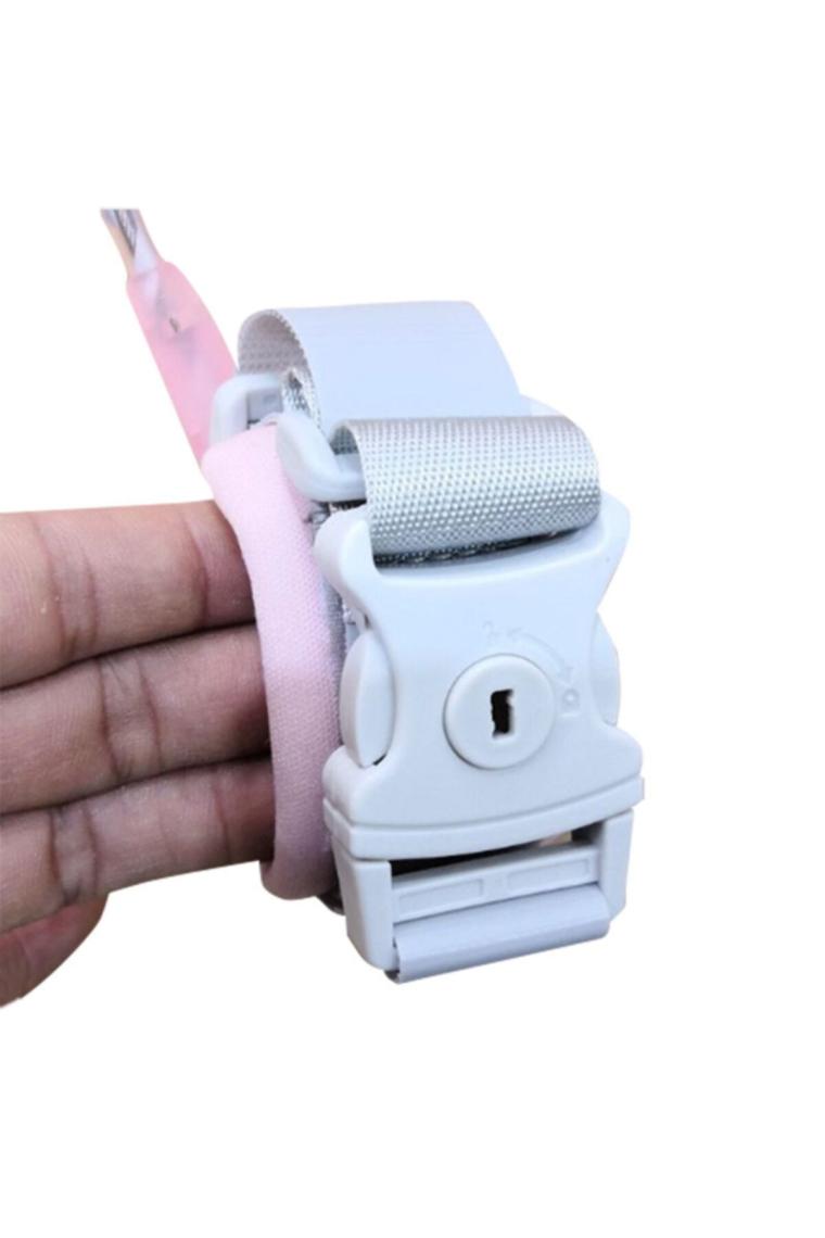 Yeşil Extra Kilitli Güvenlik Bilekliği (ÇELİK UÇLU) Bebek Çocuk Güvenlik