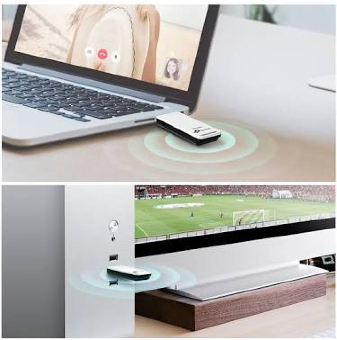 TP-Link TL-WN821N | Kablosuz N USB Adaptör | 300 Mbps | MIMO Teknolojisi | QSS Düğmesi | Windows | Mac & Linux Uyumlu