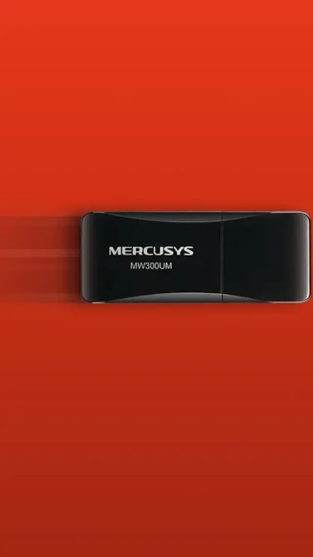 Mercusys MW300UM N300 Mbps Wireless Mini USB Adapter