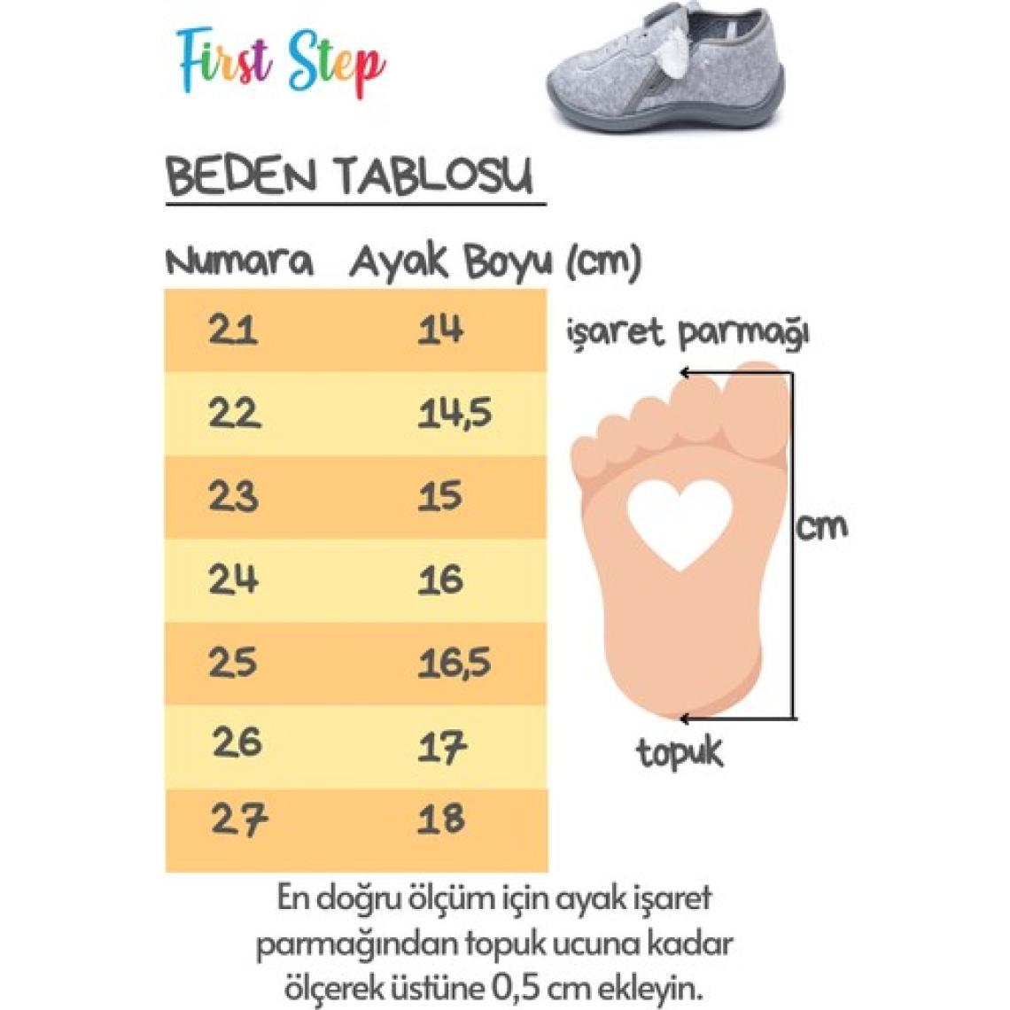 First Step Kuzu Cırt Cırtlı Panduf