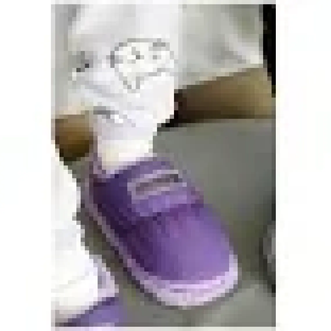 Peluche Purple Parachute Child Slipper Çocuk Günlük Ev Pandufu Par-Cmr Mor