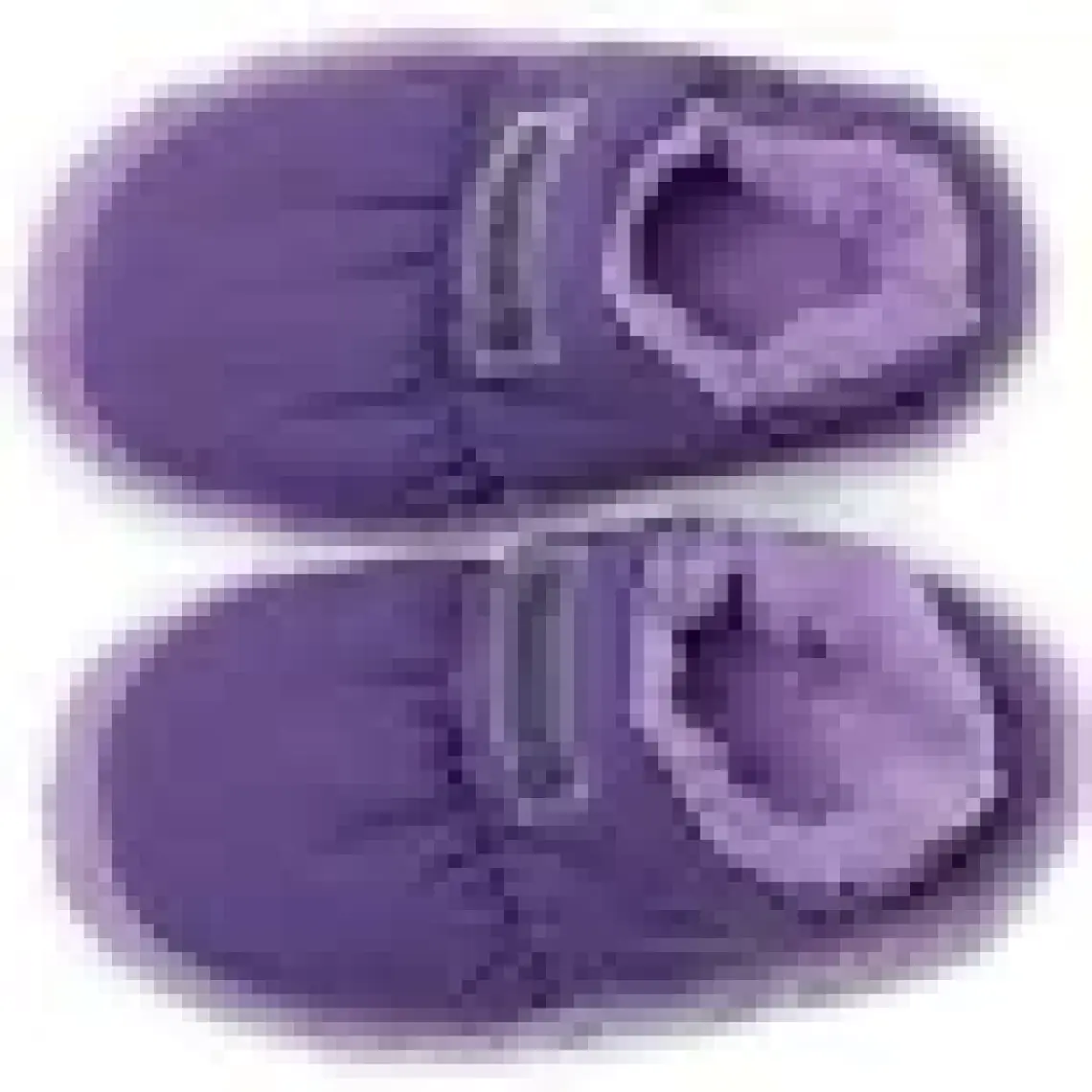 Peluche Purple Parachute Child Slipper Çocuk Günlük Ev Pandufu Par-Cmr Mor