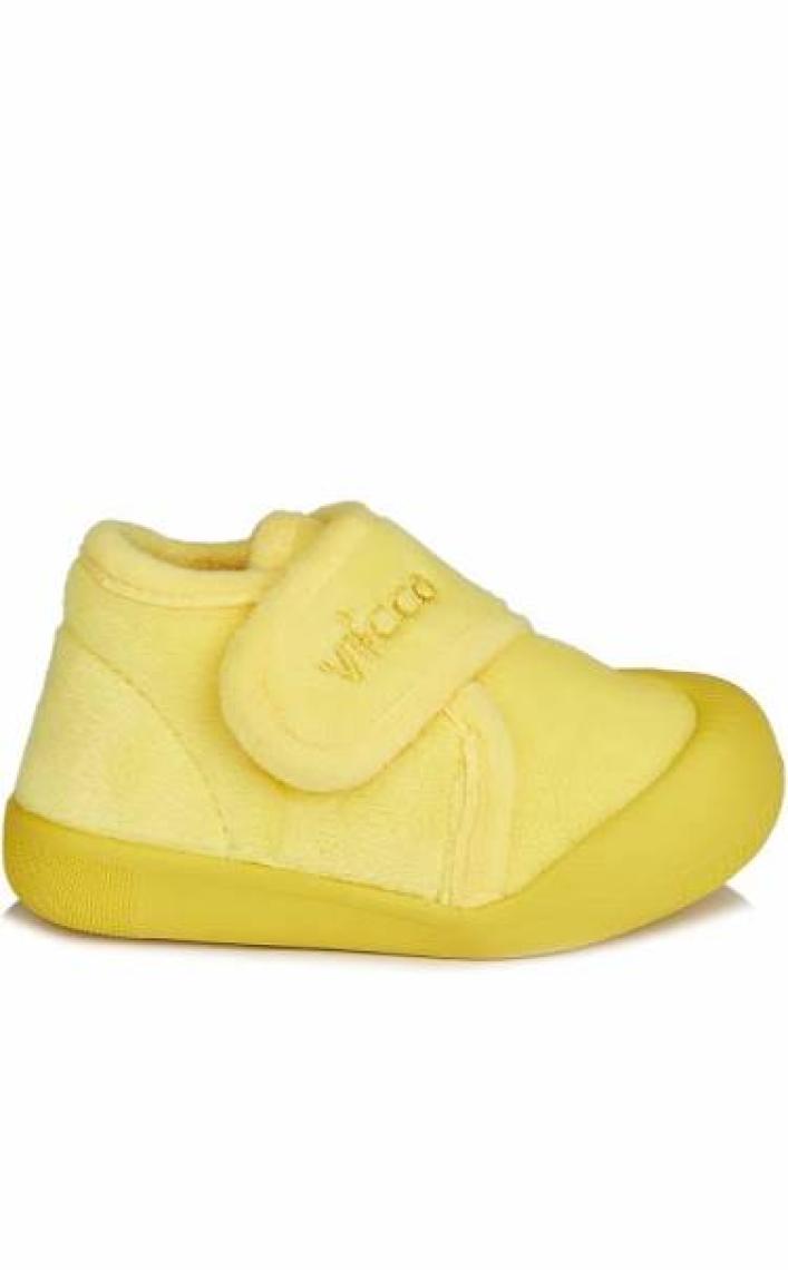 Vicco Color Rahat Kalıp Unisex İlk Adım Sarı Panduf