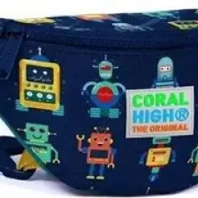 Coral High Kids Lacivert Robot Desenli Bel Çantası 22580