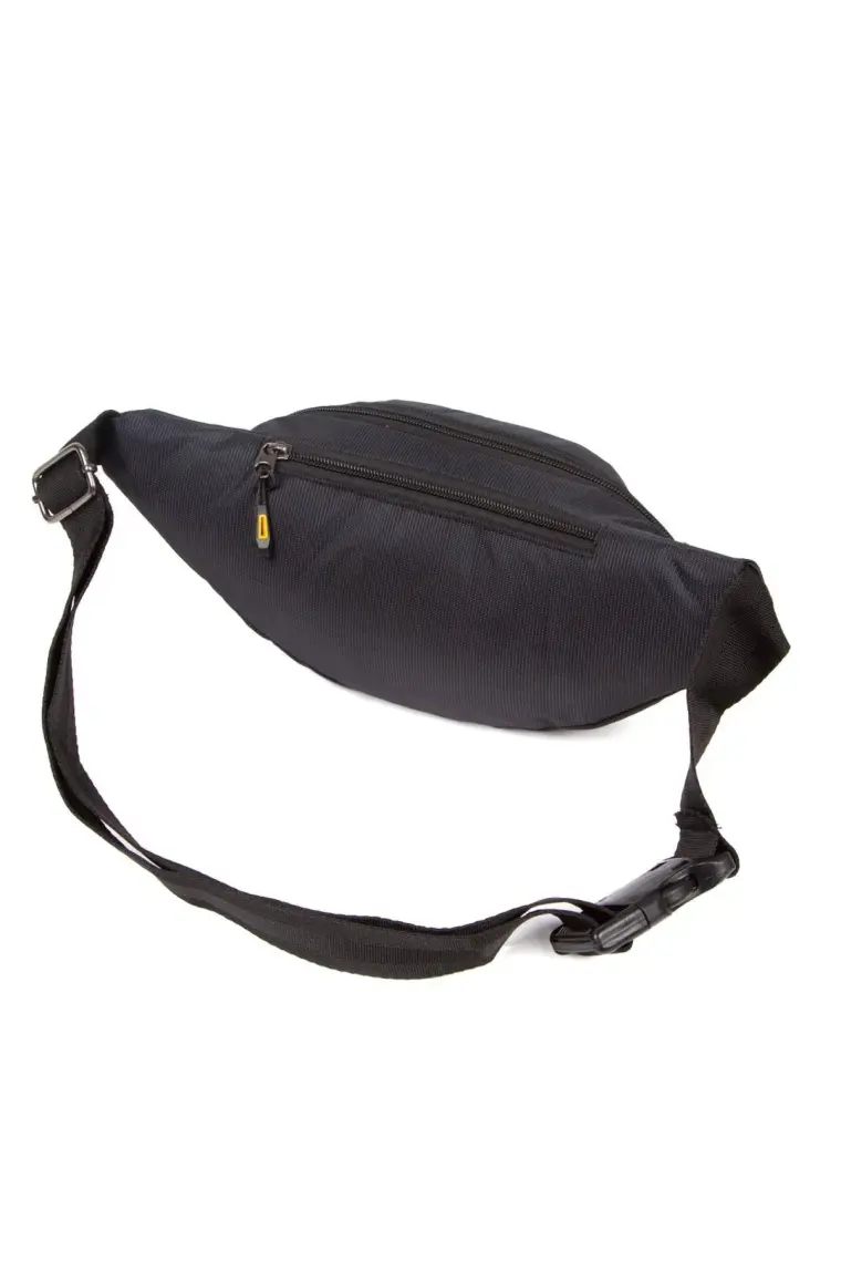 Erkek Kumaş USB Kulaklık Çıkışlı Crossbody Çapraz Göğüs Omuz ve Bel Çantası newpolo201 - Siyah - Sarı