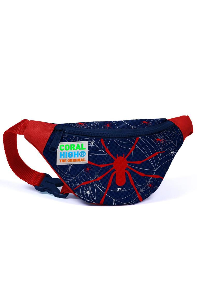 Coral High Kids Kırmızı Lacivert Bel Çantası 22420