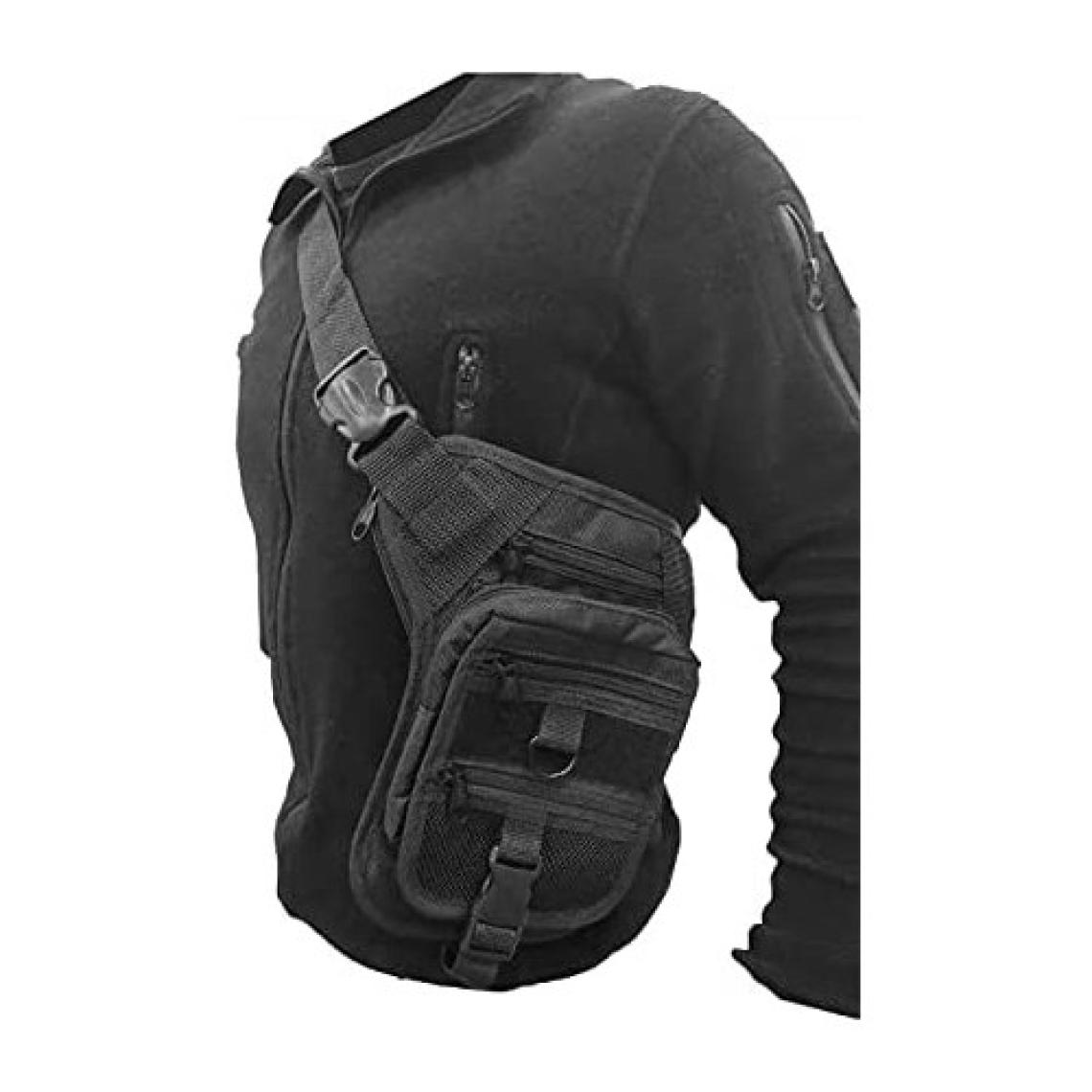 Tactical Siyah Özel Bölmeli Bel ve Bacak Çantası
