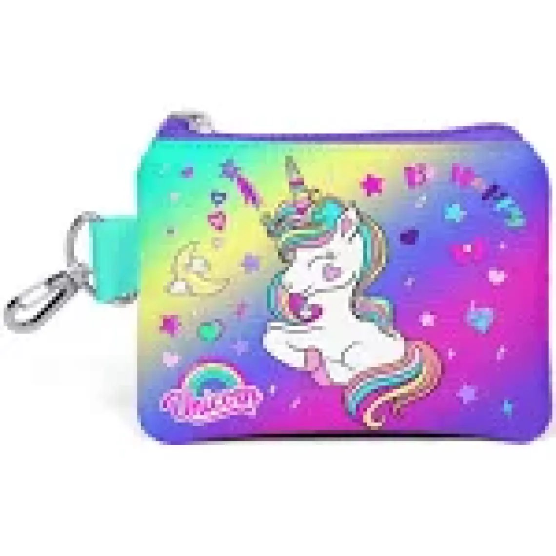 Coral High Kids Lavanta Su Yeşili Unicorn Desenli Bozuk Para Çantası 21829