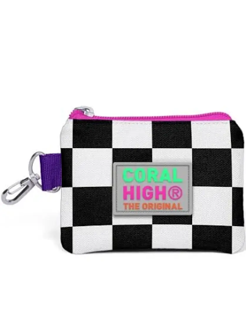 Coral High Kidsmor Dama Desenli Bozuk Para Çantası 21802