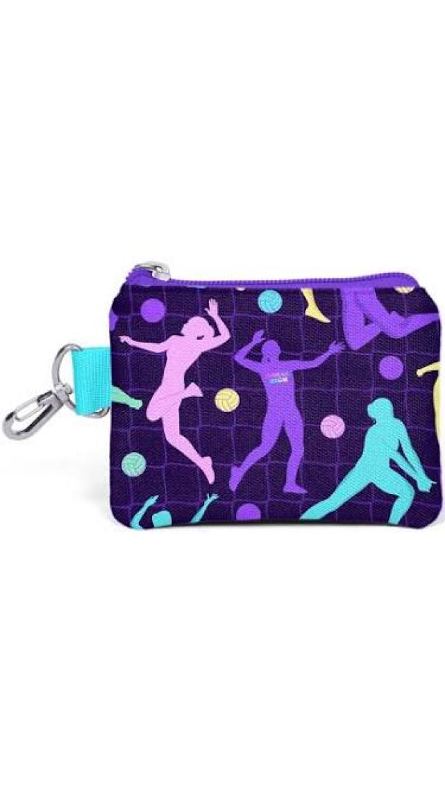 Coral High Mor Voleybol Desenli Bozuk Para Çantası 21905