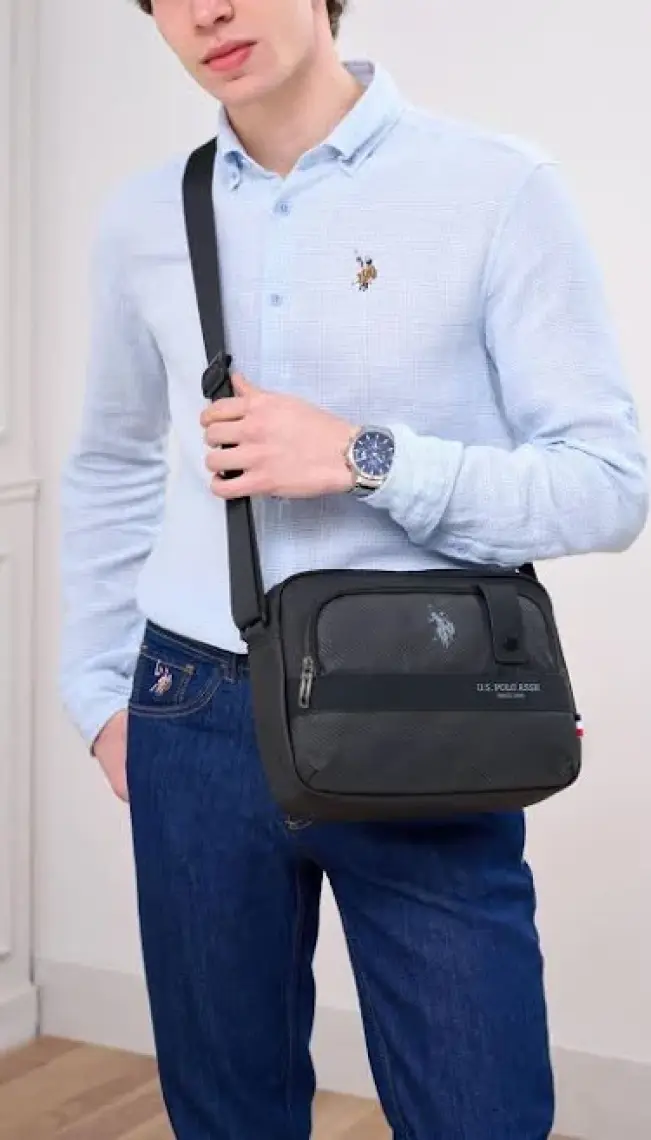 U.S. Polo Assn. 24499 Postacı Çantası Erkek El Çantası Omuz Çantası