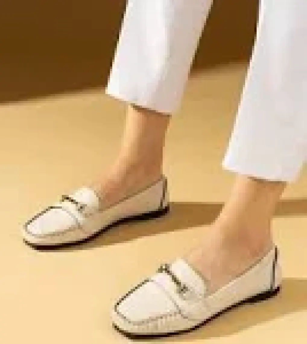 Pembe Potin Rahat Kalıp Moda Kadın Babet 001-177-22