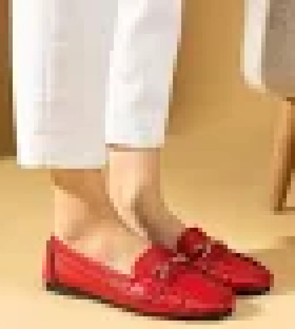 Pembe Potin Rahat Kalıp Moda Kadın Babet 001-177-22