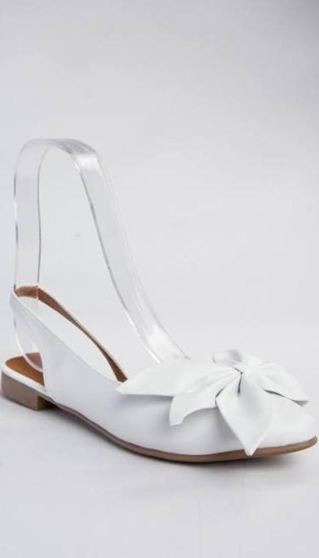 Fox Shoes Beyaz Kadın Babet H726809009