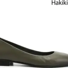 Gön Hakiki Deri Yuvarlak Burun Düz Taban Kadın Babet 24164