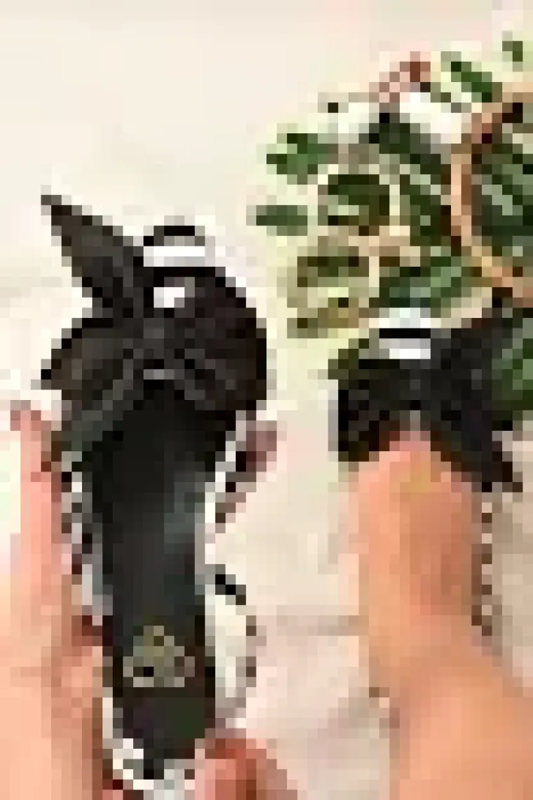 Fox Shoes Siyah/beyaz Kumaş Kadın Babet H726809004