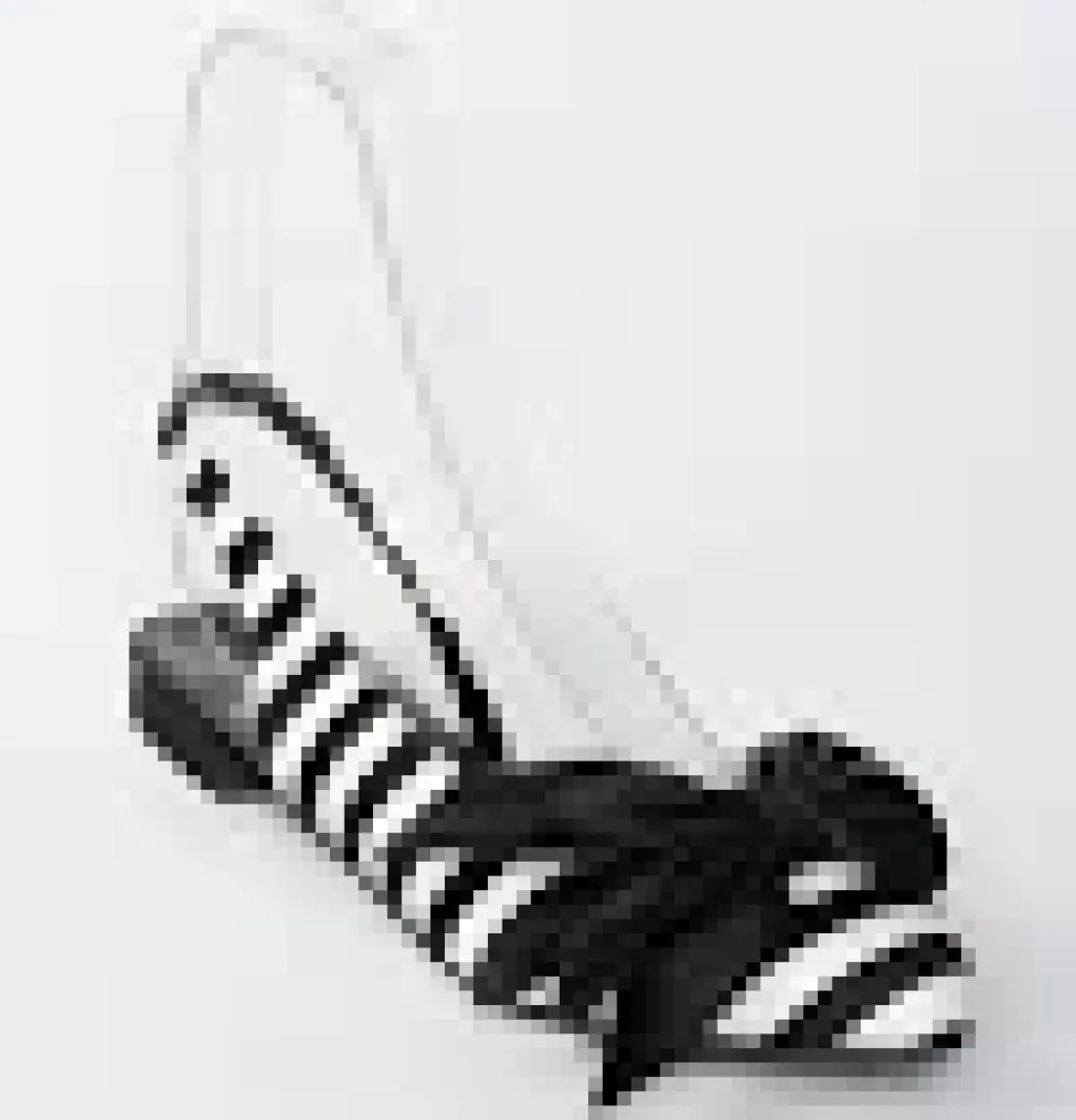 Fox Shoes Siyah/beyaz Kumaş Kadın Babet H726809004