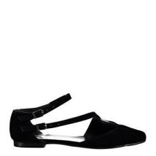 Fox Shoes Siyah Kadın Babet D726016902