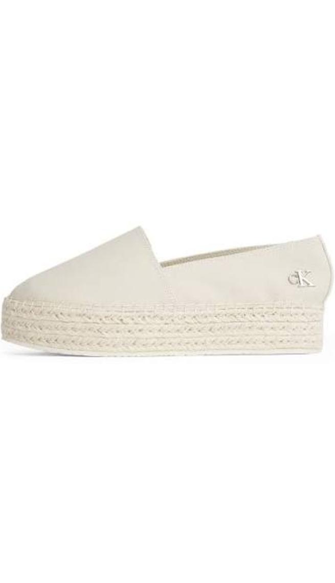 Calvin Klein Kadın  Bej Espadrill Babet