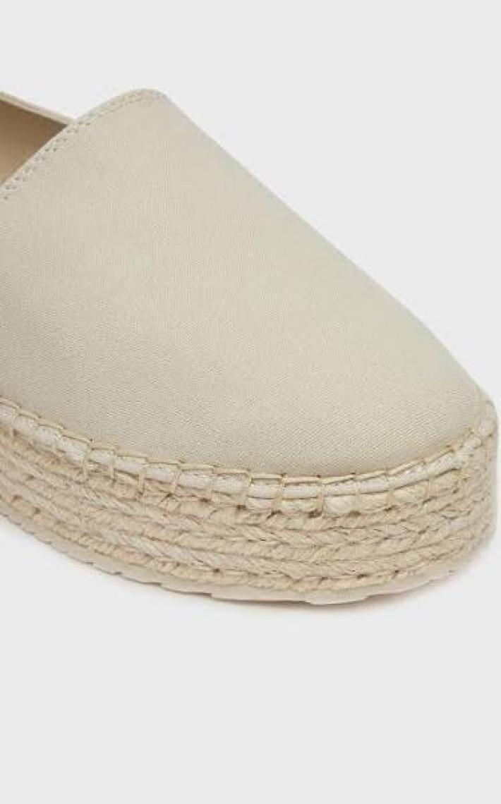 Calvin Klein Kadın  Bej Espadrill Babet