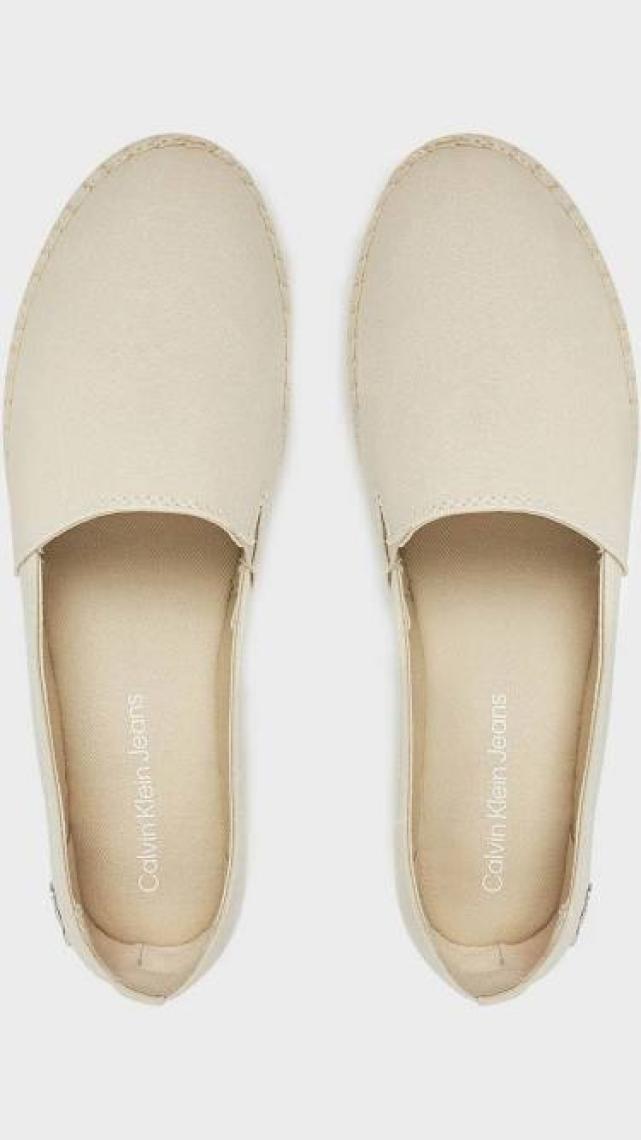 Calvin Klein Kadın  Bej Espadrill Babet